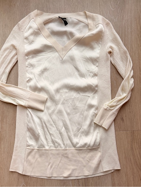 rag & bone Tops - Rag & Bone two tone cream top